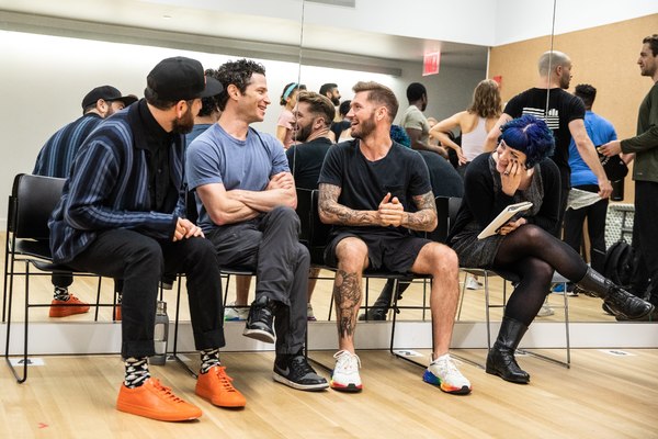 Photo Flash: In Rehearsal with THE WRONG MAN, Previews Begin Tonight Image