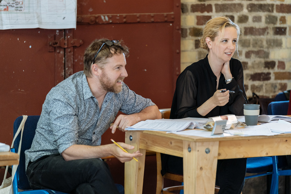 Photo Flash: Inside Rehearsal For THE WATSONS at Menier 