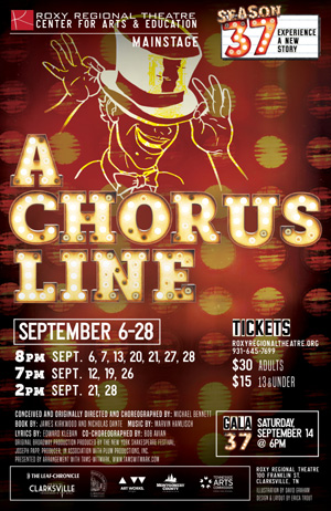 Review: A CHORUS LINE Kicks Off Roxy Regional Theatre's 37th Season In Style Image
