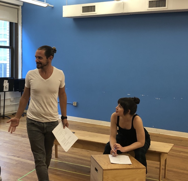 Exclusive Photo Flash: Inside Rehearsal For Clutch Productions' THE WORTH OF WATER Image