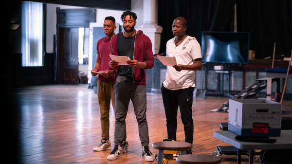 Photo Flash: In Rehearsal with Steppenwolf's THE BROTHERS SIZE Image