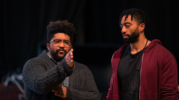 Photo Flash: In Rehearsal with Steppenwolf's THE BROTHERS SIZE Image