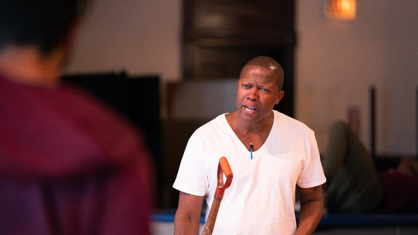 Photo Flash: In Rehearsal with Steppenwolf's THE BROTHERS SIZE Image