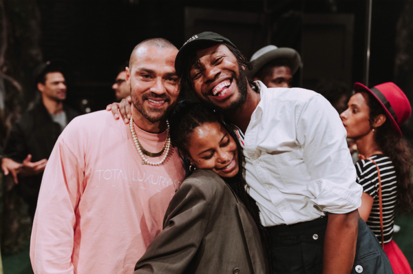 Jeremy O. Harris, Jesse Williams and Taylour Paige Photo