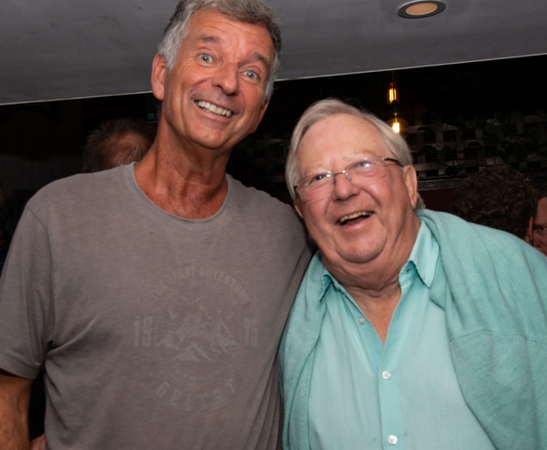 Tim Brooke-Taylor with Tony Hawks Photo