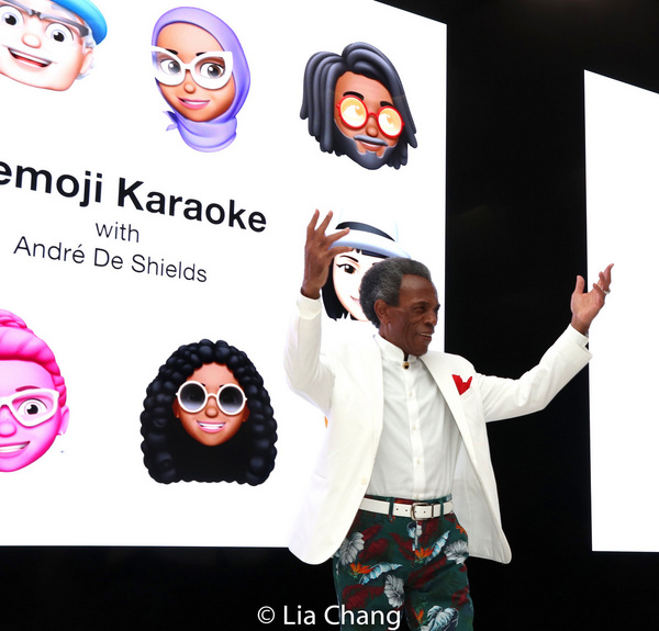 Photo Flash: Inside Memoji Karaoke With André De Shields At Reopening Of Apple Fifth Avenue Image
