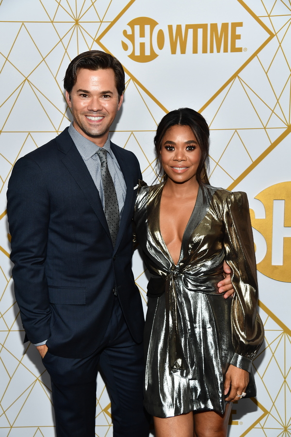 Andrew Rannells and Regina Hall Photo