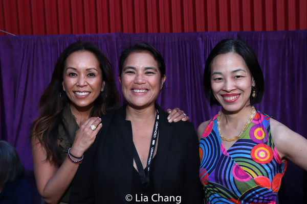 Producer Karen Elizaga, Director/Writer Diane Paragas and Lia Chang. Photo by Garth K Photo