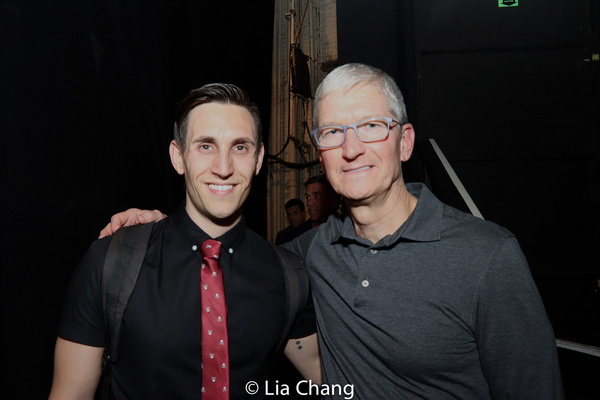 John Krause and Apple''s CEO Tim Cook Photo
