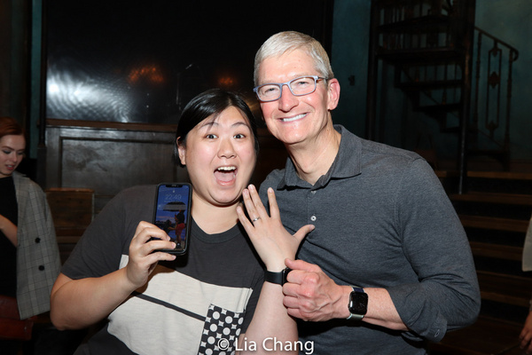 Photo Flash: Apple CEO Tim Cook Goes Way Down To HADESTOWN Image