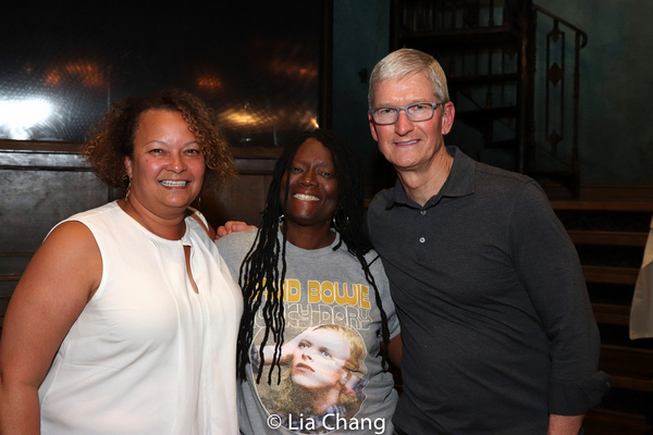 Photo Flash: Apple CEO Tim Cook Goes Way Down To HADESTOWN Image