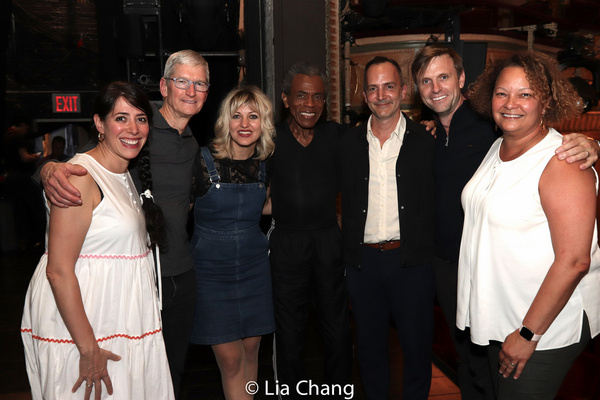Rachel Chavkin, Apple''s CEO Tim Cook, Anais Mitchell, Andre  De Shields, Brian Brown Photo