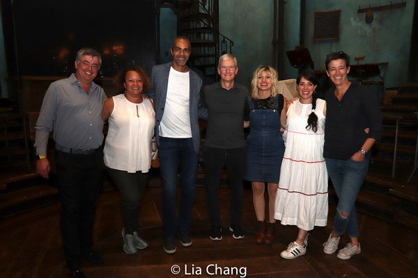 Photo Flash: Apple CEO Tim Cook Goes Way Down To HADESTOWN Image