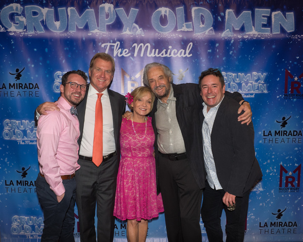 Associate Director Anthony C. Daniel, Tom McCoy, Cathy Rigby, Hal Linden, and Directo Photo