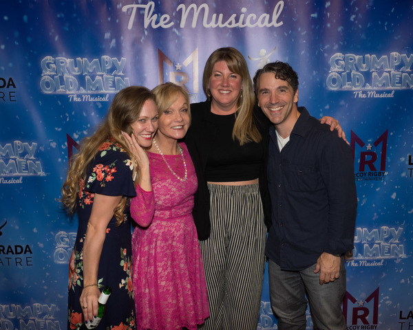 Shanon Mari Mills, Cathy Rigby, Lindsay Brooks, and Dance Captain Joe Abraham Photo