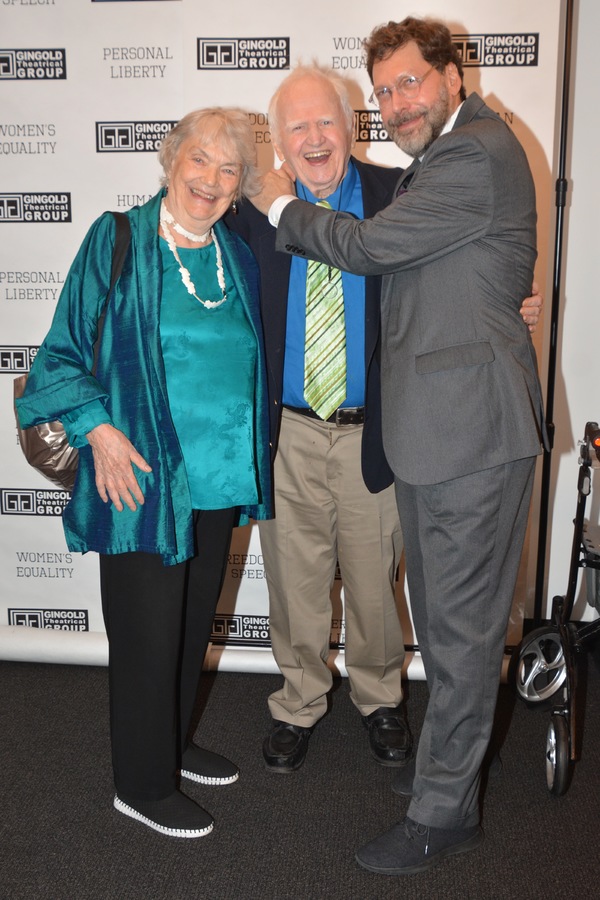 Diane McCourt, Malachy McCourt and David Staller Photo