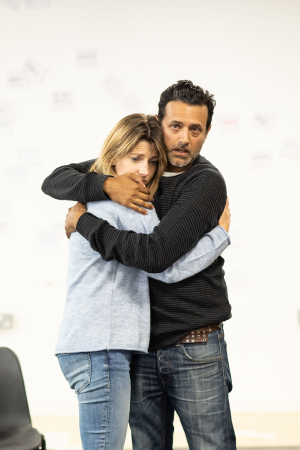 Photo Flash: Inside Rehearsal For THE GIRL WHO FELL at Trafalgar Studios 