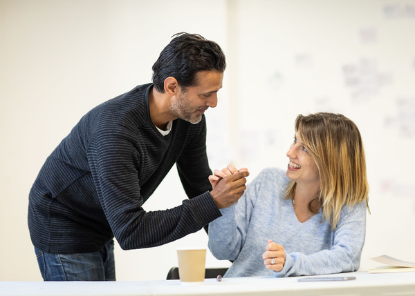 Photo Flash: Inside Rehearsal For THE GIRL WHO FELL at Trafalgar Studios Image