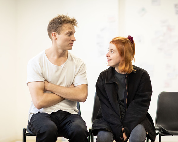 Photo Flash: Inside Rehearsal For THE GIRL WHO FELL at Trafalgar Studios Image
