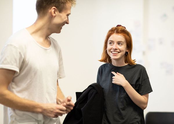 Photo Flash: Inside Rehearsal For THE GIRL WHO FELL at Trafalgar Studios Image