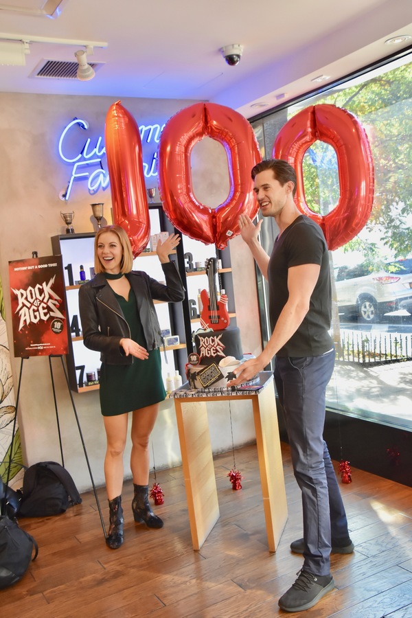 Photo Coverage: ROCK OF AGES Celebrates 100 Performances At New World Stages Image
