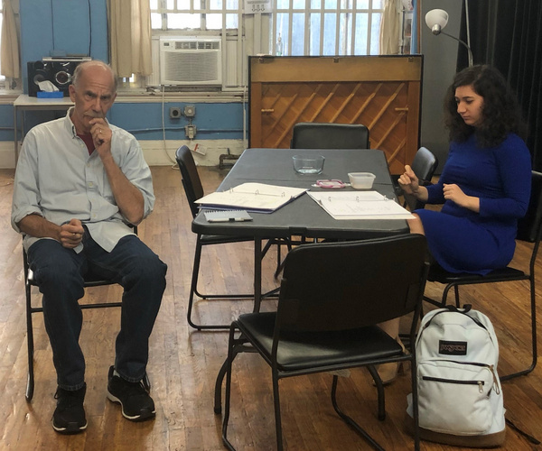 Photo Flash: Inside Rehearsal For APPLE, TABLE, PENNY at TADA Theater Image