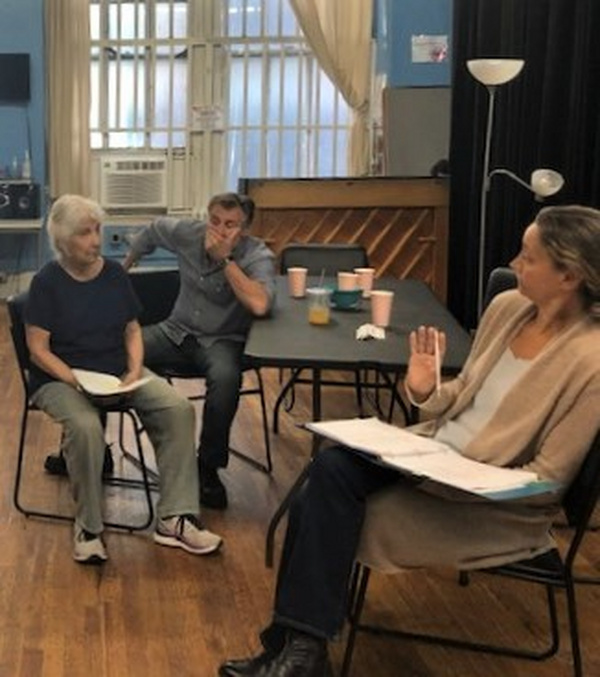 Photo Flash: Inside Rehearsal For APPLE, TABLE, PENNY at TADA Theater Image