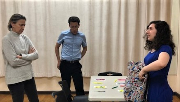 Photo Flash: Inside Rehearsal For APPLE, TABLE, PENNY at TADA Theater Image