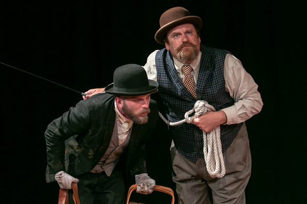 Zachary Gibb and Brandon Whitehead in WAITING FOR GODOT at The Wilbury Theatre Group  Photo