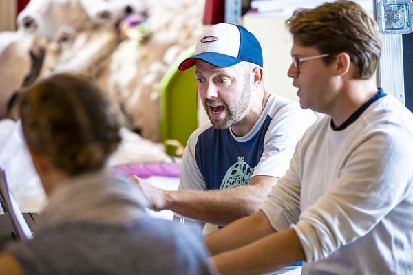 Photo Flash: Inside Rehearsal For OI FROG & FRIENDS! Image