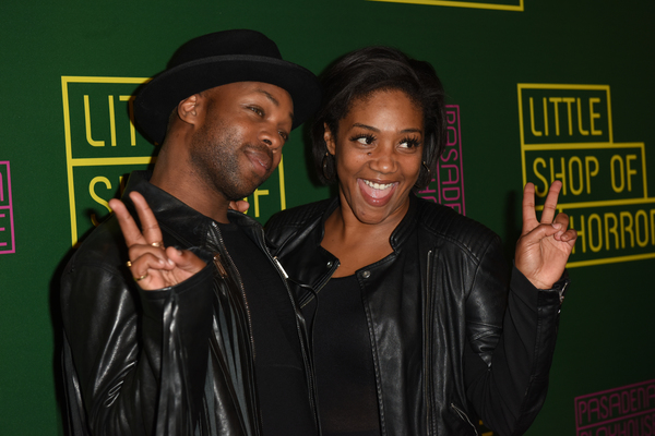 Photo Flash: George Salazar, Mj Rodriguez, Amber Riley & More Celebrate Opening Night of LITTLE SHOP OF HORRORS Image