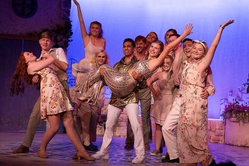 Review: MAMMA MIA, That's a Spicy Musical at Allenberry Image