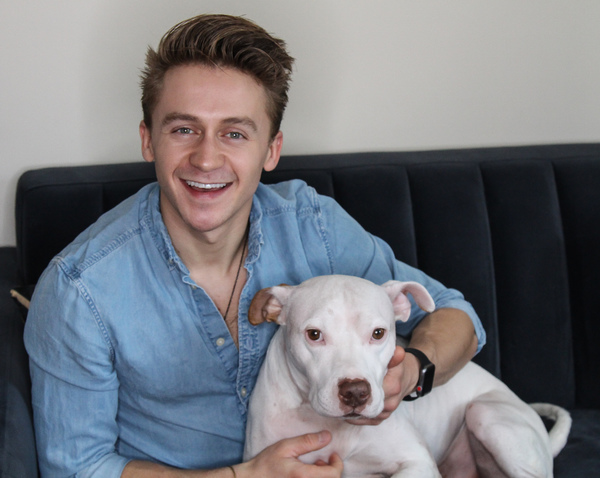 Tails of Broadway: WICKED's Riley Costello Plays Around with Ryder! Image