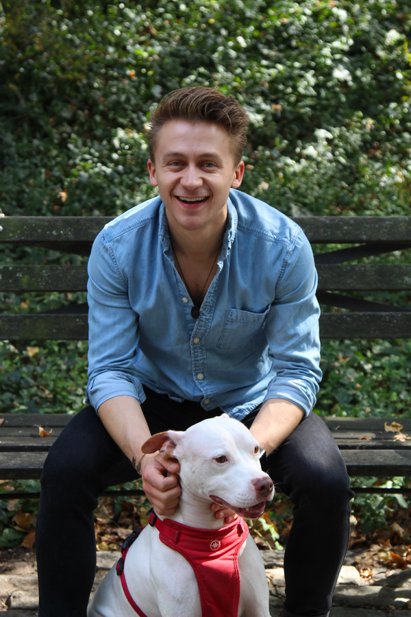 Tails of Broadway: WICKED's Riley Costello Plays Around with Ryder! Image