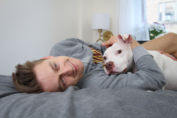 Tails of Broadway: WICKED's Riley Costello Plays Around with Ryder! Image