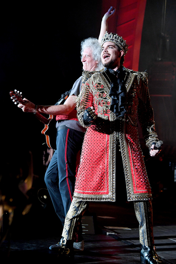 Brian May and Adam Lambert of Queen Photo