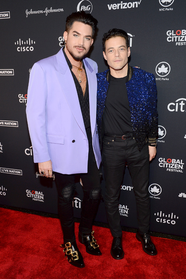 Adam Lambert and Rami Malek Photo