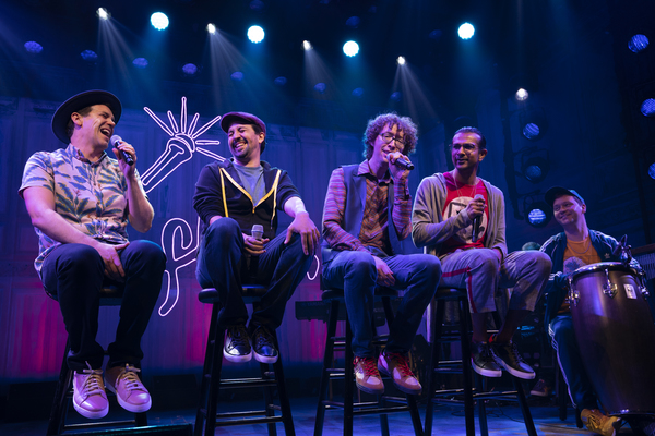 Photo Flash: Lin-Manuel Miranda Makes Guest Appearance in FREESTYLE LOVE SUPREME Image