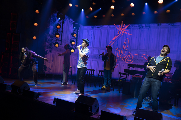 Photo Flash: Lin-Manuel Miranda Makes Guest Appearance in FREESTYLE LOVE SUPREME Image