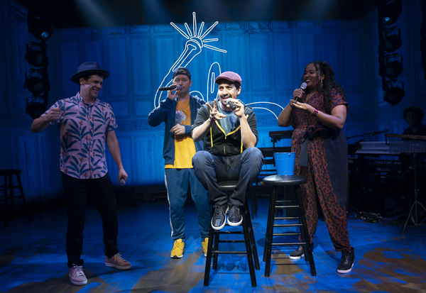 Photo Flash: Lin-Manuel Miranda Makes Guest Appearance in FREESTYLE LOVE SUPREME Image