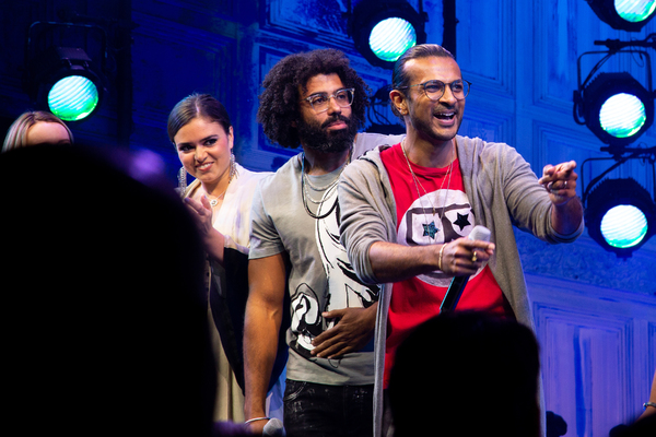 Ashley Perez Flanagan, Daveed Diggs, Utkarsh Ambudkar Photo