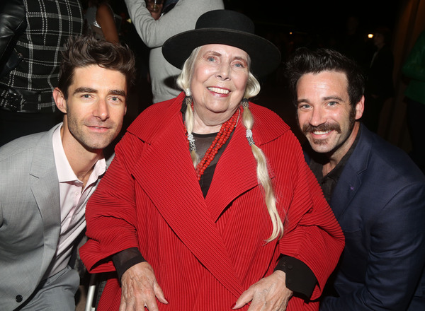Drew Gehling, Joni Mitchell and Colin Donnell  Photo