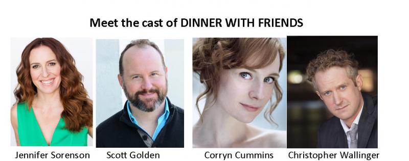 DINNER WITH FRIENDS to Open 2019/2020 Season at CV Rep Theater 