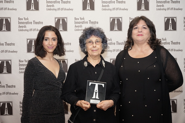 Artistic Achievement Award presented to Magie Dominic by Jazmyn Arroyo and Joan Kane  Photo