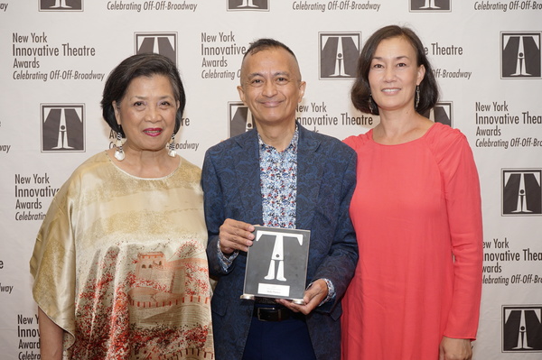 Ellen Stewart Award presented to Nicky Paraiso, Mia Katigbak and Marina Celander 
 Photo