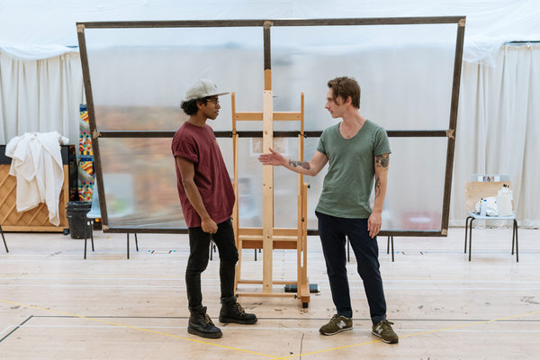 Photo Flash: Inside Rehearsal For BOTTICELLI IN THE FIRE at Hampstead Theatre 