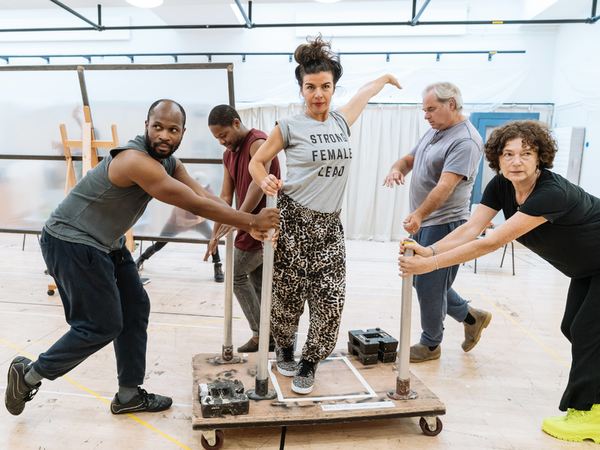 Photo Flash: Inside Rehearsal For BOTTICELLI IN THE FIRE at Hampstead Theatre 