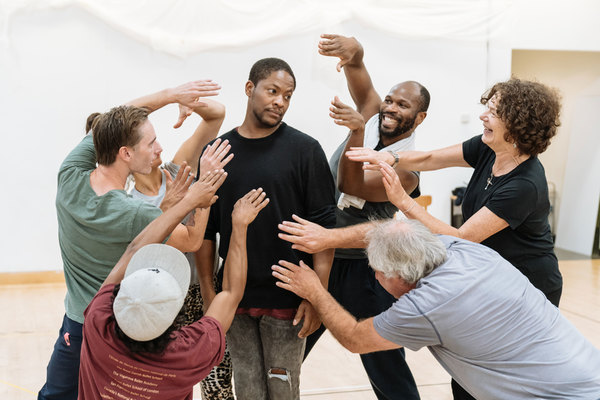 Photo Flash: Inside Rehearsal For BOTTICELLI IN THE FIRE at Hampstead Theatre 