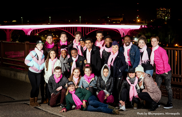 Photo Flash: MEAN GIRLS National Tour Lights Up Minneapolis In Honor Of October 3! Image