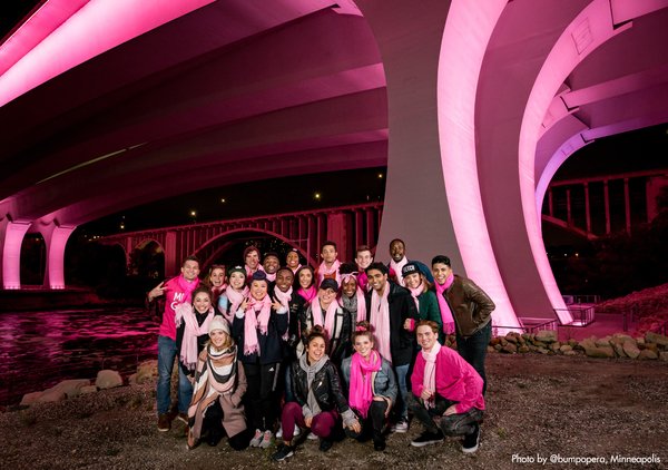 Photo Flash: MEAN GIRLS National Tour Lights Up Minneapolis In Honor Of October 3! Image